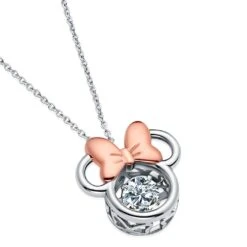 Disney Minnie Mouse Icon Necklace By CRISLU -toy 7401057016960 2