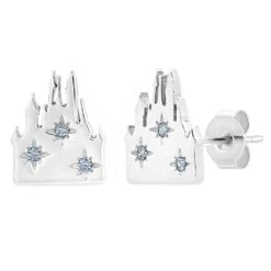 Disney Fantasyland Castle Earrings By CRISLU