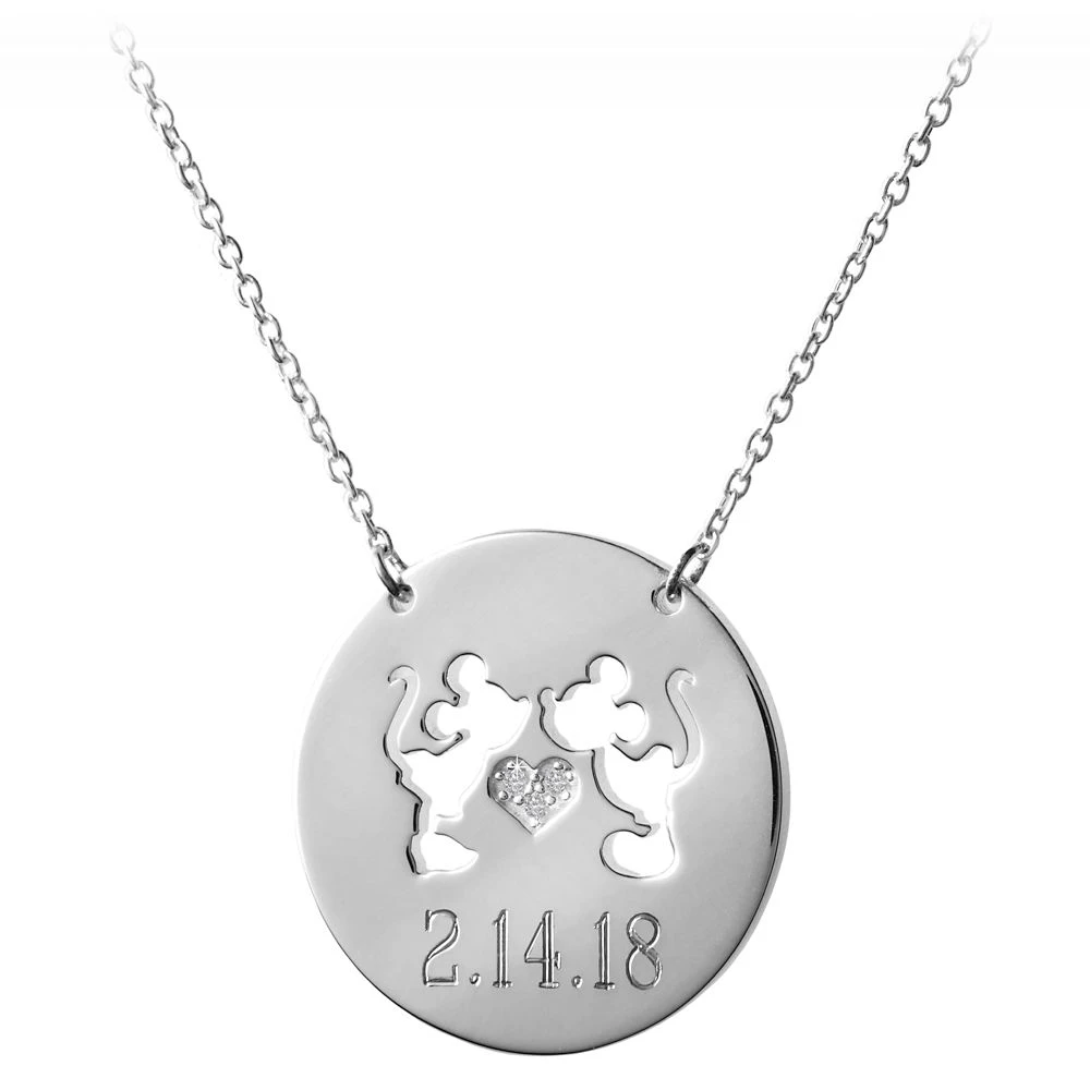 Disney Mickey And Minnie Mouse Necklace By Rebecca Hook – Personalizable 6 Disney Mickey And Minnie Mouse Necklace By Rebecca Hook – Personalizable - Image 4
