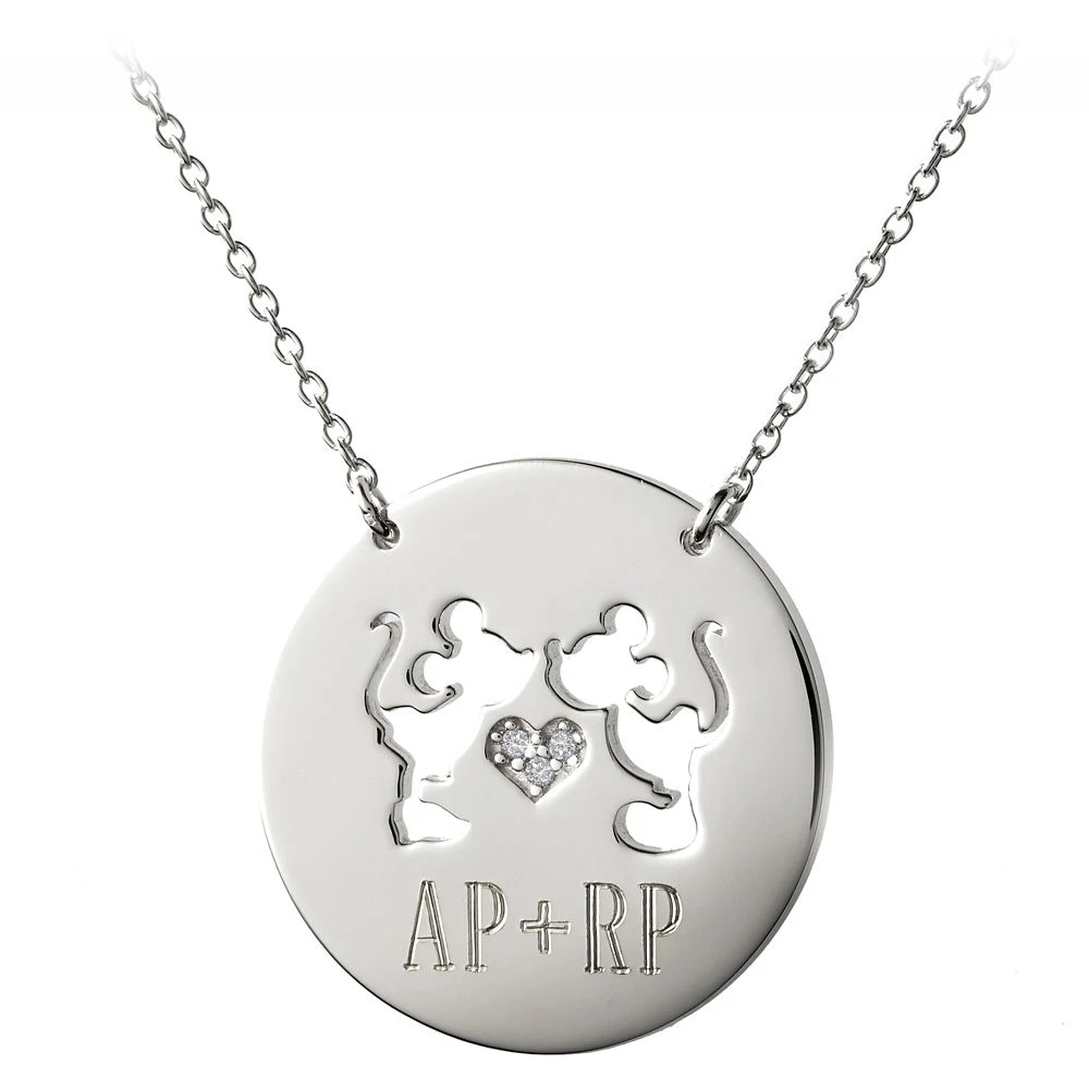 Disney Mickey And Minnie Mouse Necklace By Rebecca Hook – Personalizable 3 Disney Mickey And Minnie Mouse Necklace By Rebecca Hook – Personalizable