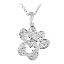Disney Mickey Mouse Paw Necklace By Rebecca Hook