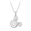Disney Mickey Mouse Icon Swirl Necklace By Rebecca Hook -toy 7401057286780