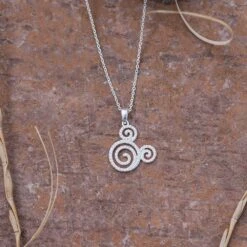 Disney Mickey Mouse Icon Swirl Necklace By Rebecca Hook 8 Disney Mickey Mouse Icon Swirl Necklace By Rebecca Hook -toy 7401057286780 2