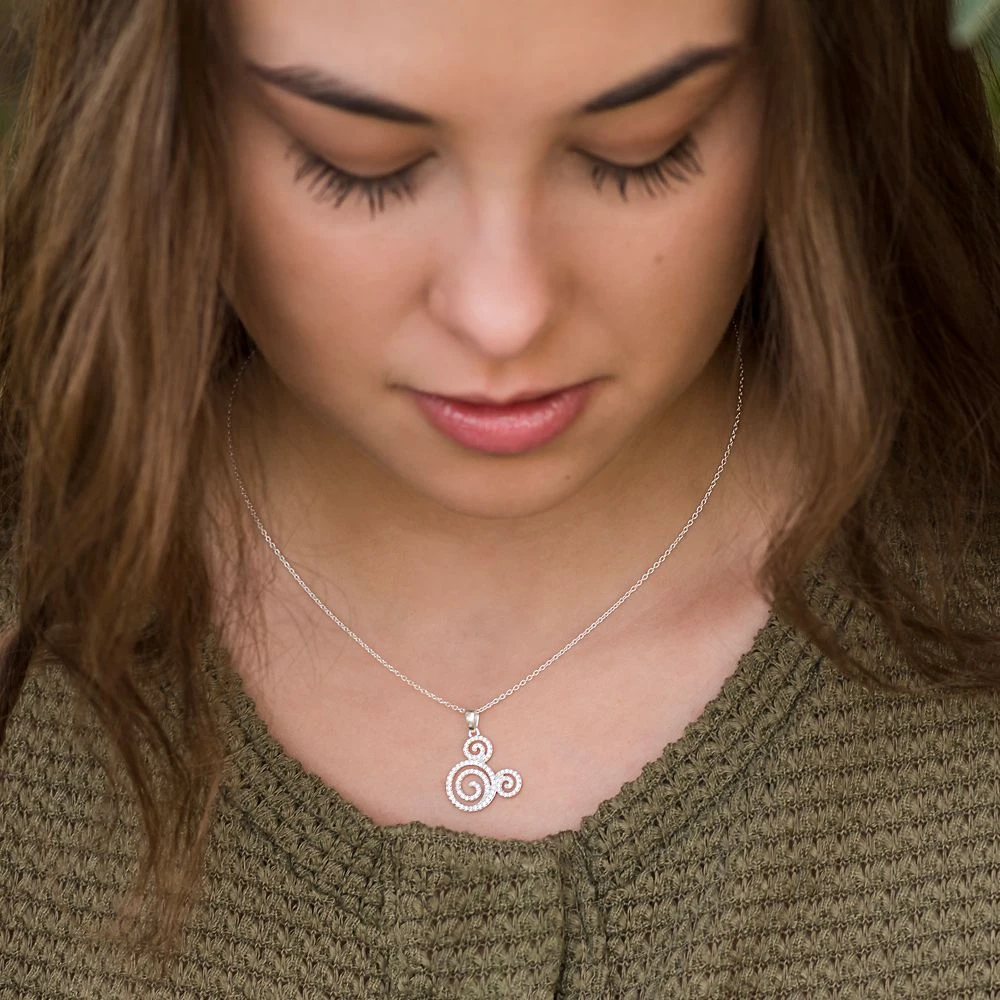 Disney Mickey Mouse Icon Swirl Necklace By Rebecca Hook 6 Disney Mickey Mouse Icon Swirl Necklace By Rebecca Hook - Image 4