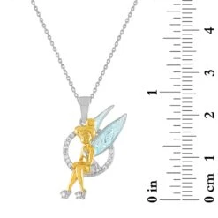 Disney Tinker Bell Seated Necklace By Rebecca Hook – Peter Pan -toy 7401057287072 1